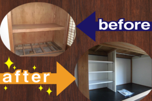【施工例】境町K様邸　押し入れ改良　棚設置